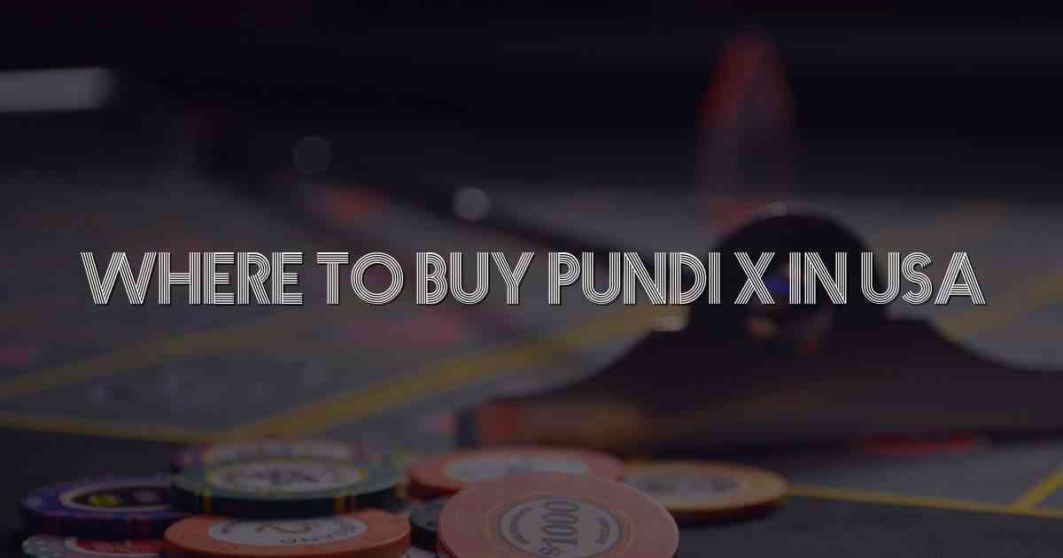 Where To Buy Pundi X in Usa