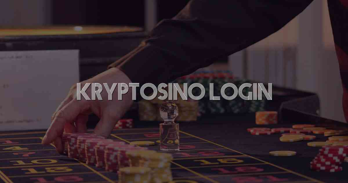 Kryptosino Login